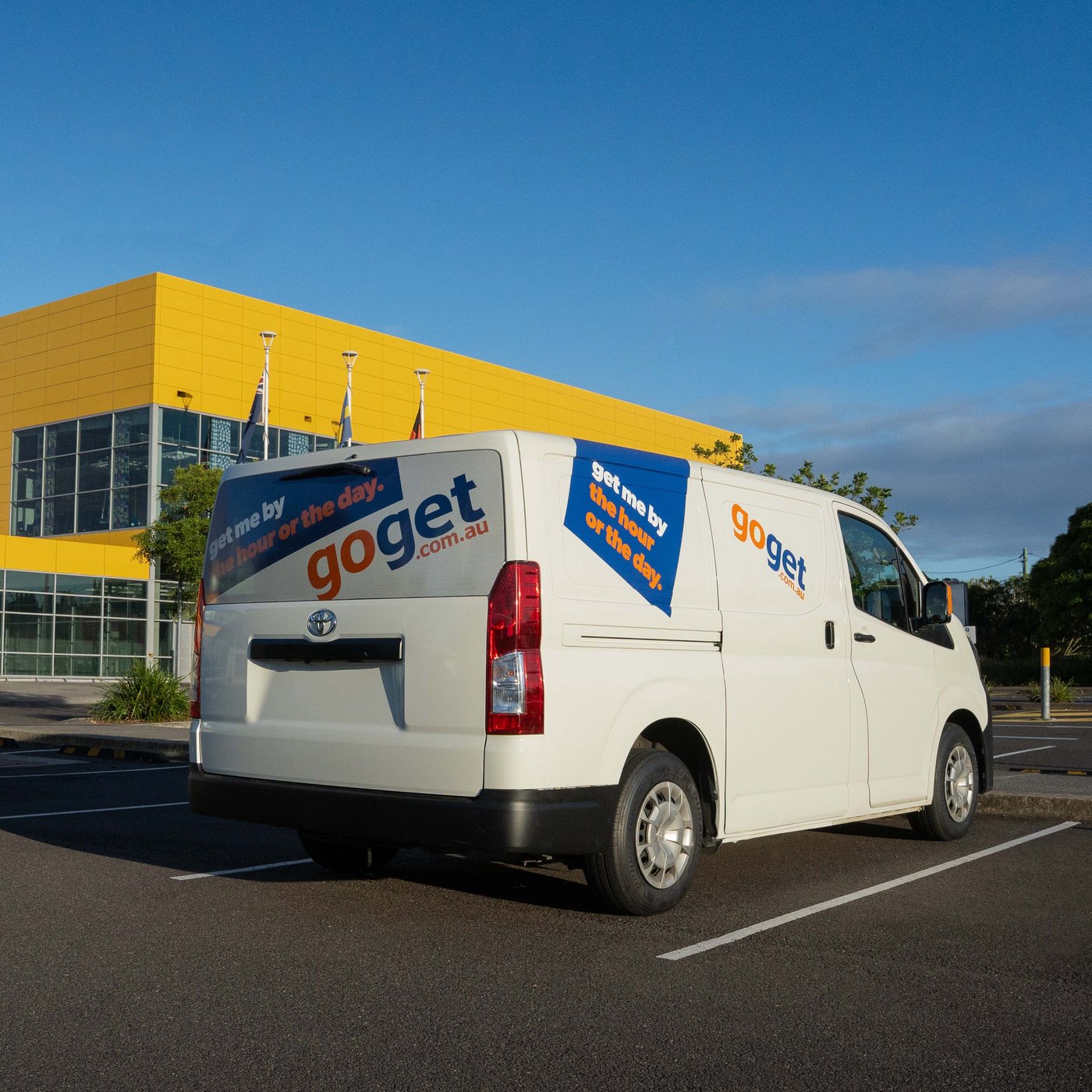 GoGet van parked at IKEA Store
