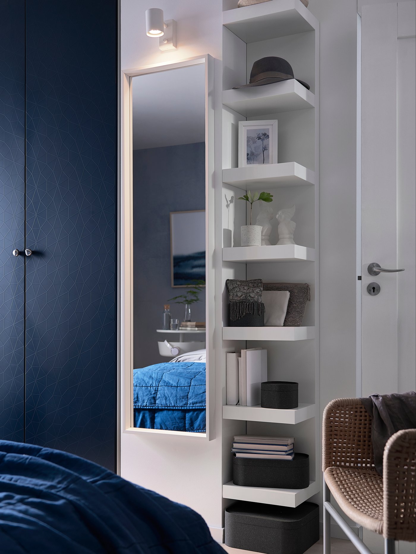 LACK Wall Shelf Unit White Stained Oak Effect 11 3/4x74 3/4 lupon.gov.ph