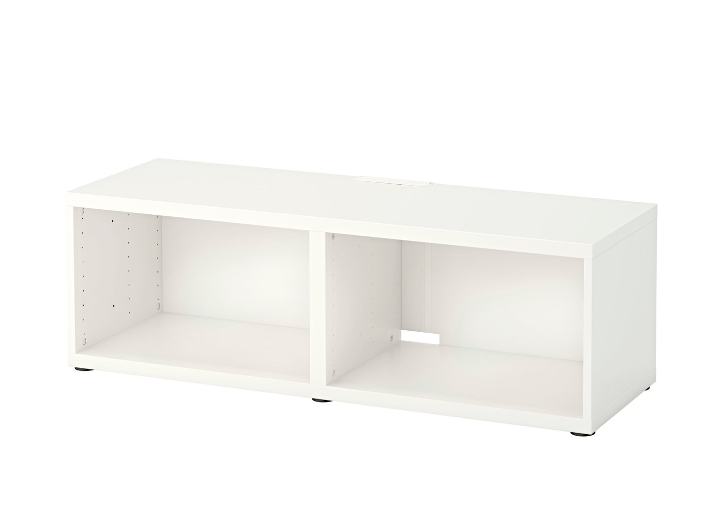 IKEA BESTÅ tv-bänk, vit, 120x40x38 cm