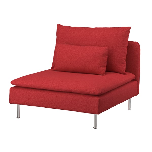 A Tonerud red SÖDERHAMN 1-seat section in the NA