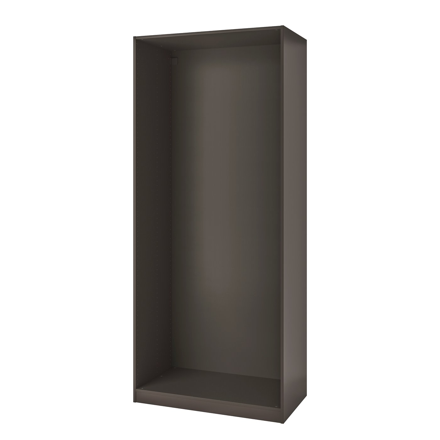 IKEA PAX garderobsstomme, mörkgrå, 100x58x236 cm