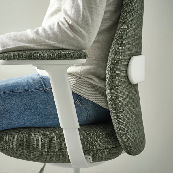 Närbild på en GRÖNFJÄLL kontorsstol.