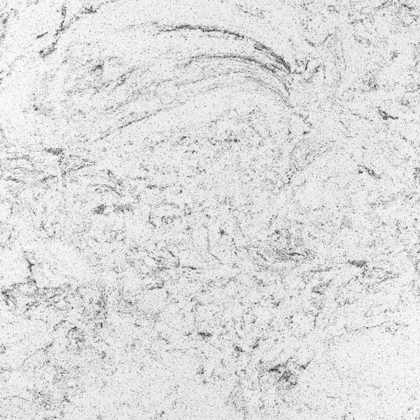 A white/grey lively stone effect/glass composite LOCKEBO custom made worktop