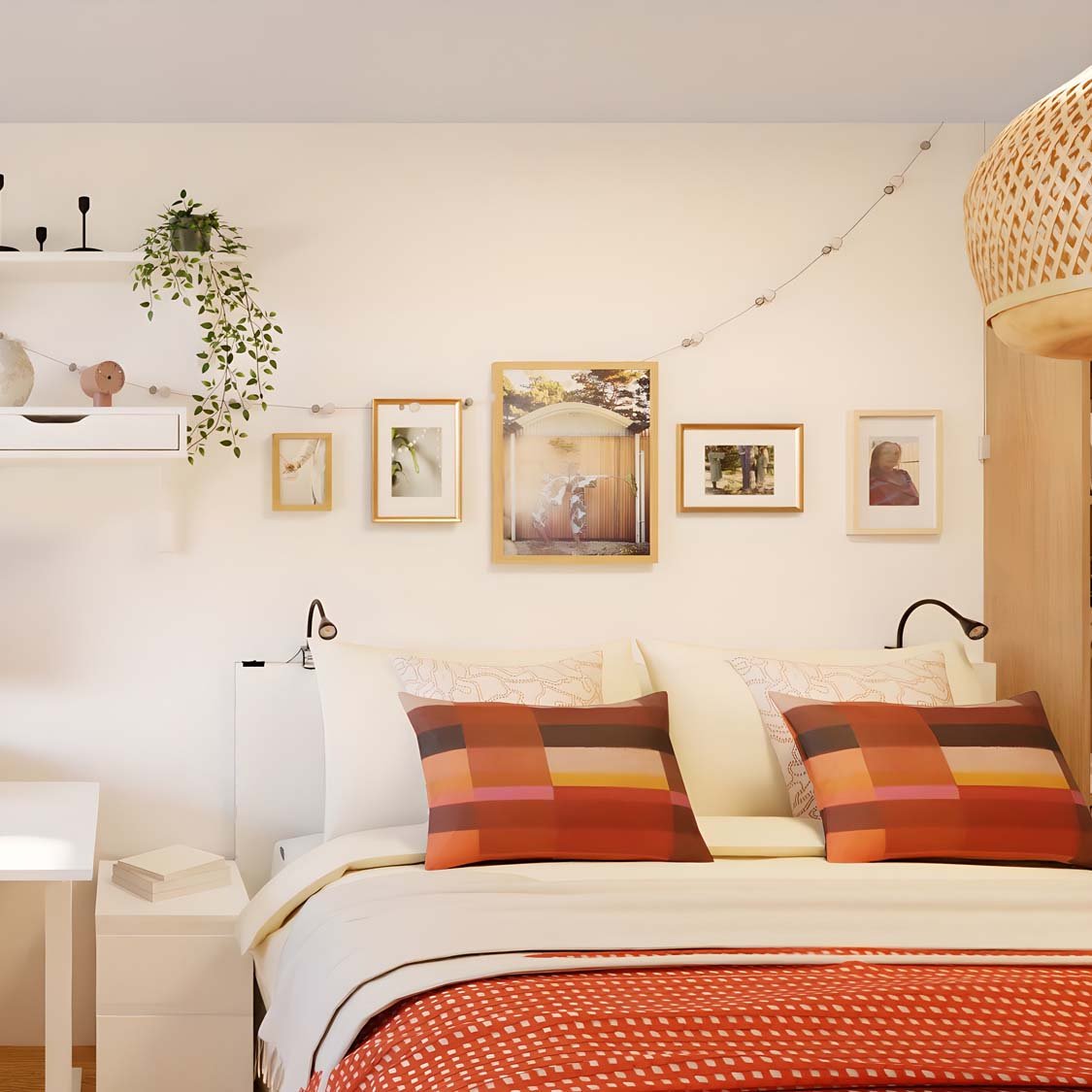 postelja v garsonjeri