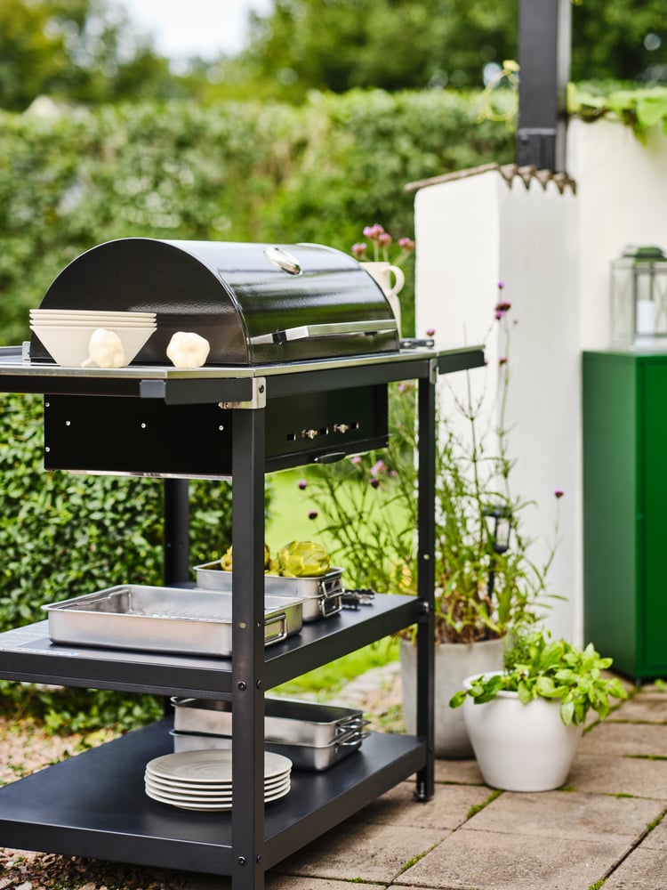Outdoor kitchen modules for all types of barbeques - IKEA UK