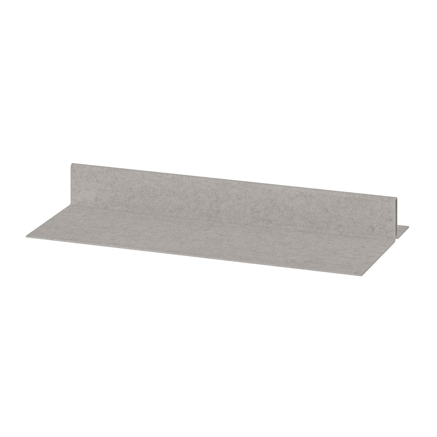 IKEA KOMPLEMENT skoinsats för utdragbart hyllplan, ljusgrå, 75x35 cm
