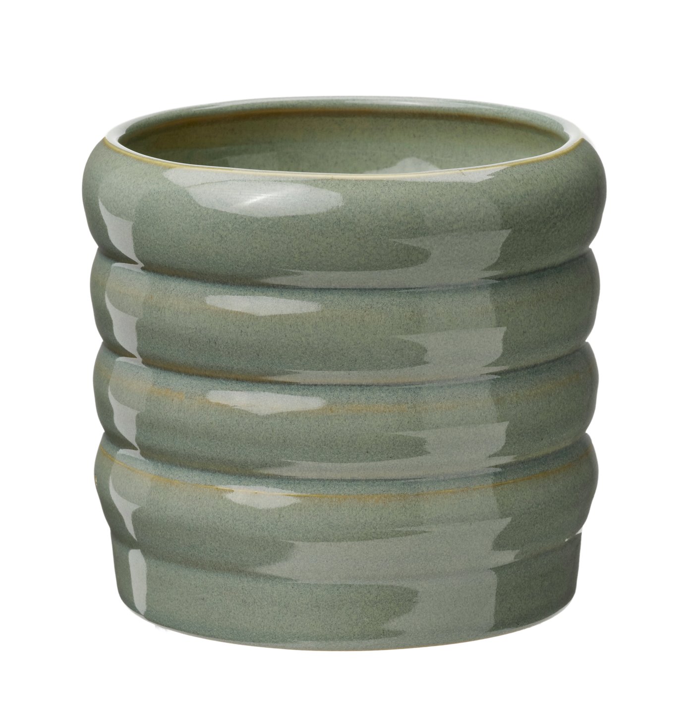 IKEA HASSELBUKETT kruka, inom-/utomhus/grön, 9 cm
