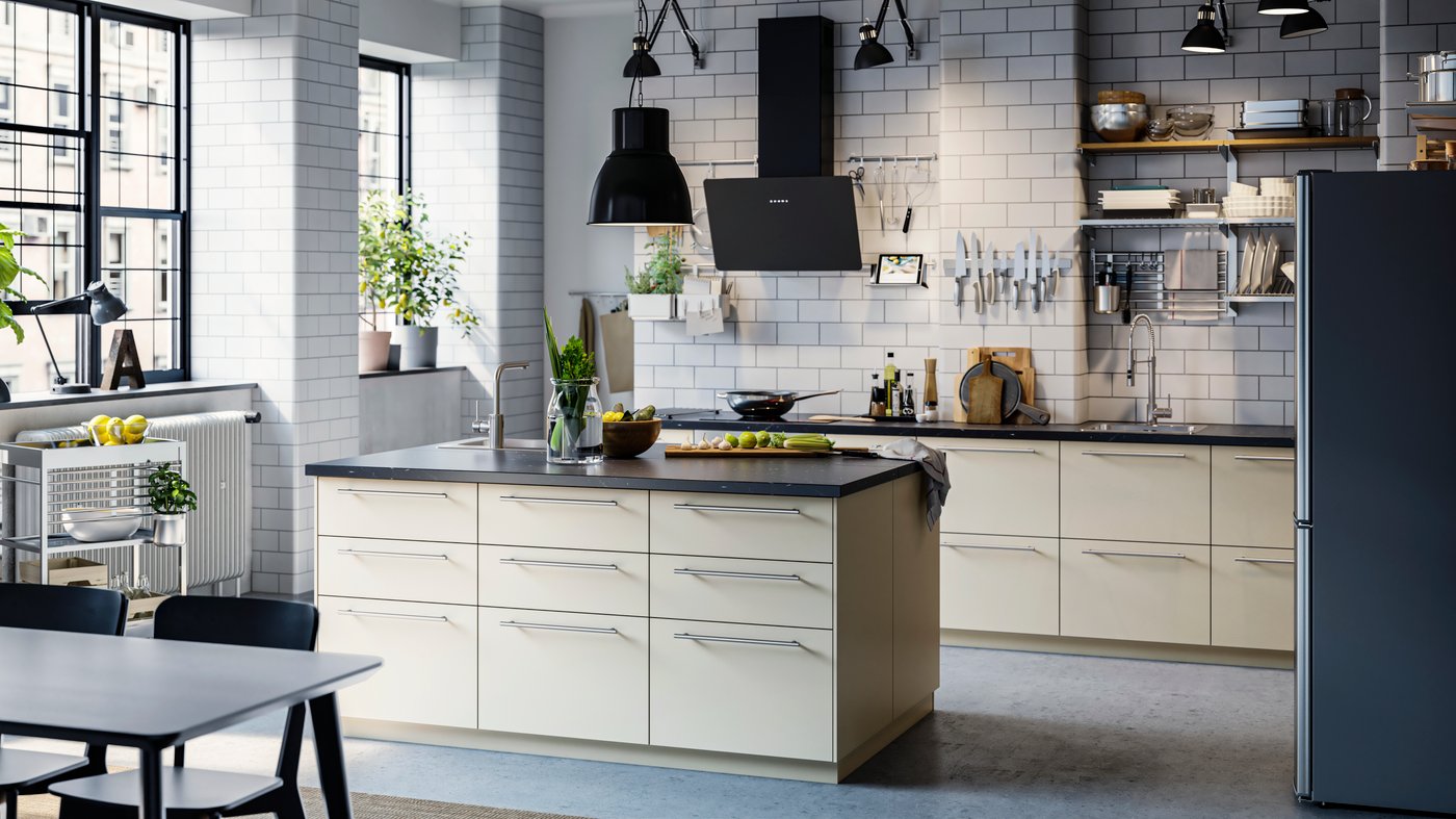 Cream Kitchen - Beige Kitchen - Off-White Kitchen - IKEA Ireland