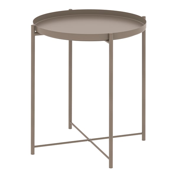 A dark grey-beige GLADOM tray table in the NA