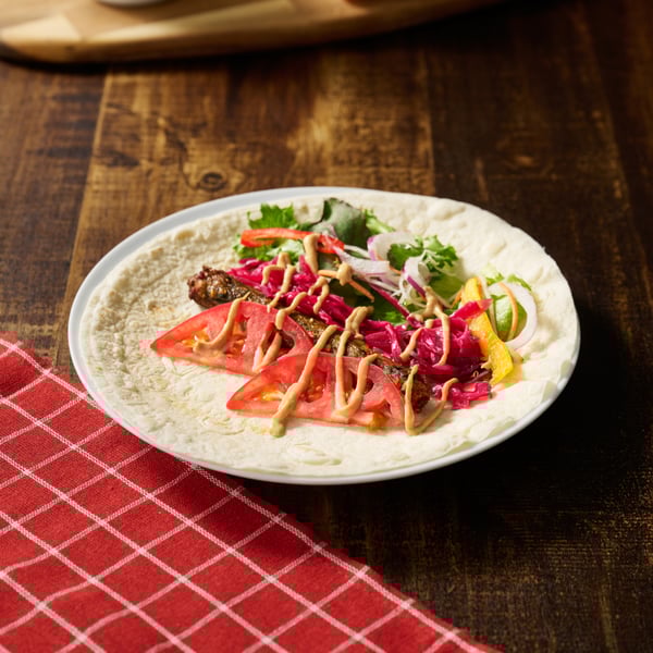 ベジソーセージ ビーツトッピング シンブレッド