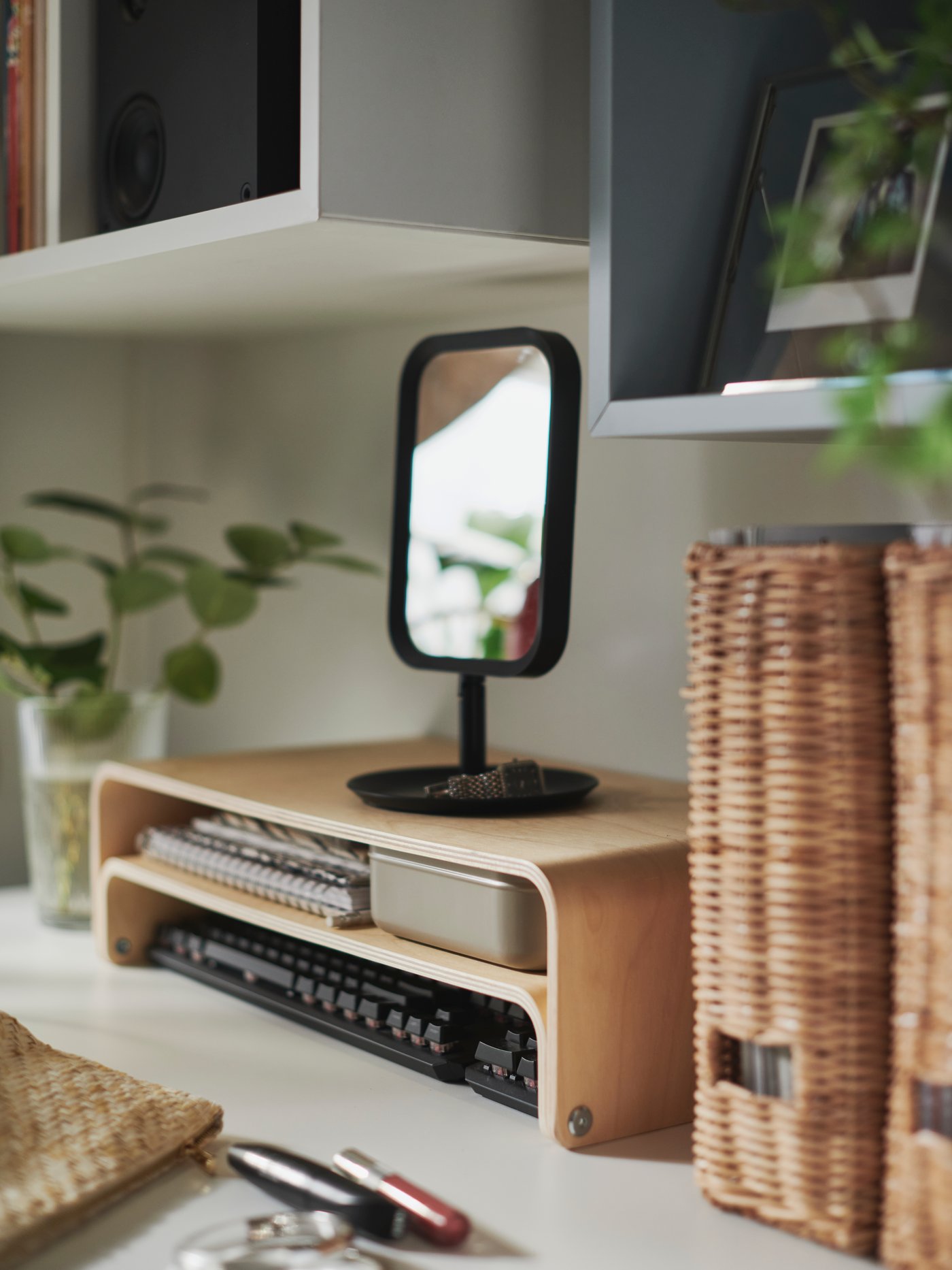 Светло-серо-голубой шкаф ЭКЕТ