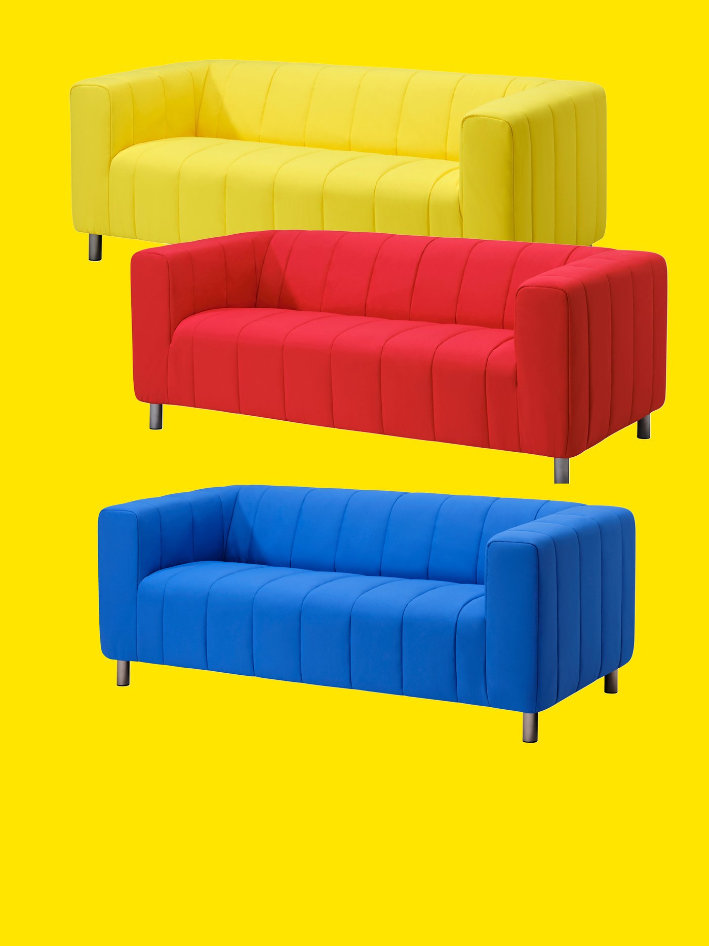 A Långban bright blue KLIPPAN 2-seat sofa