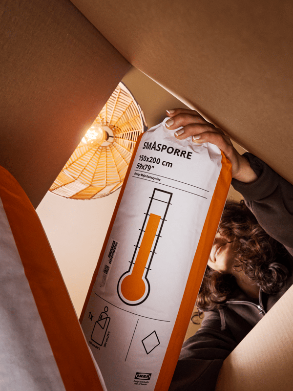 A SMÅSPORRE duvet, warm