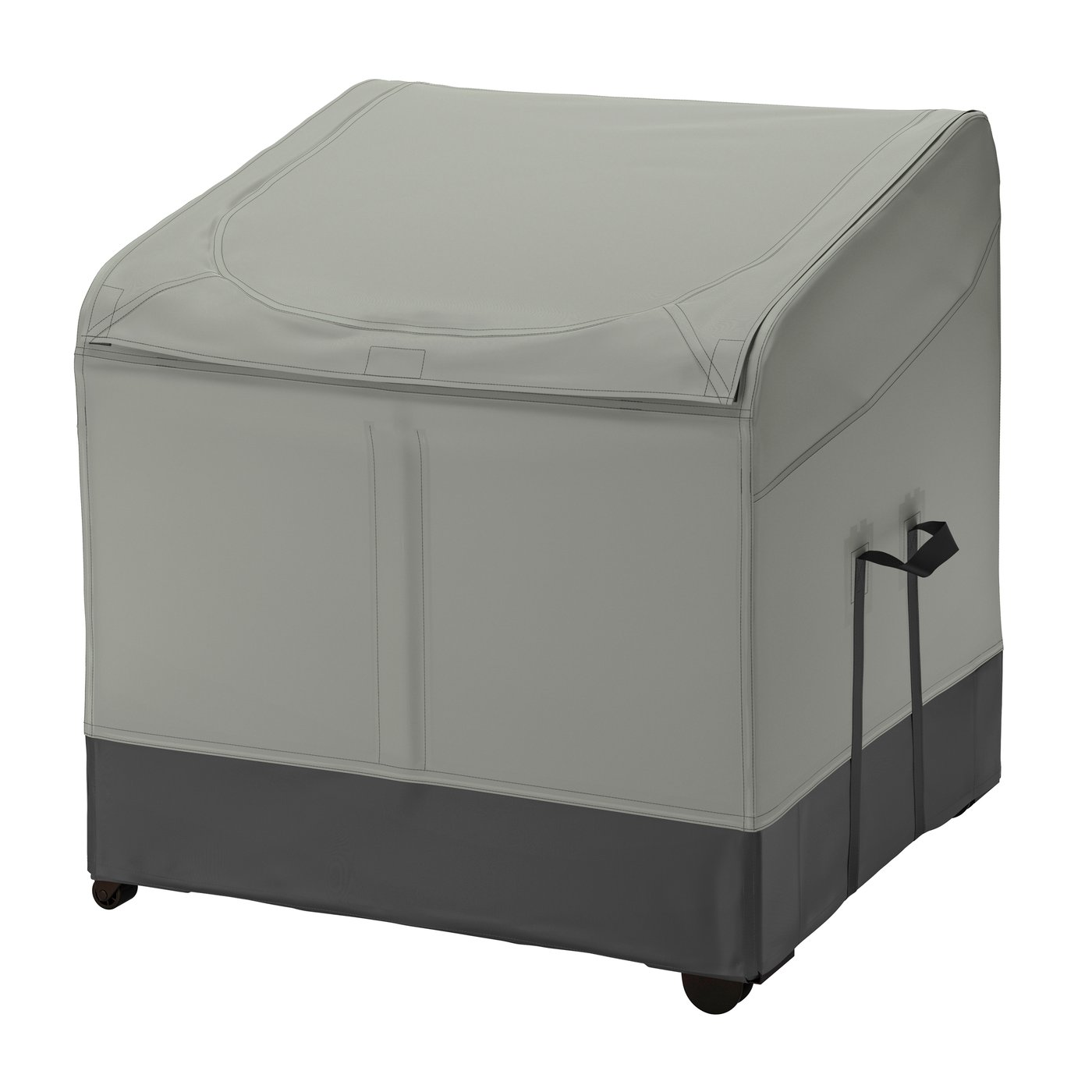 IKEA VÄTTERSÖ förvaringslåda, utomhus, mörkgrå, 78x72x79 cm