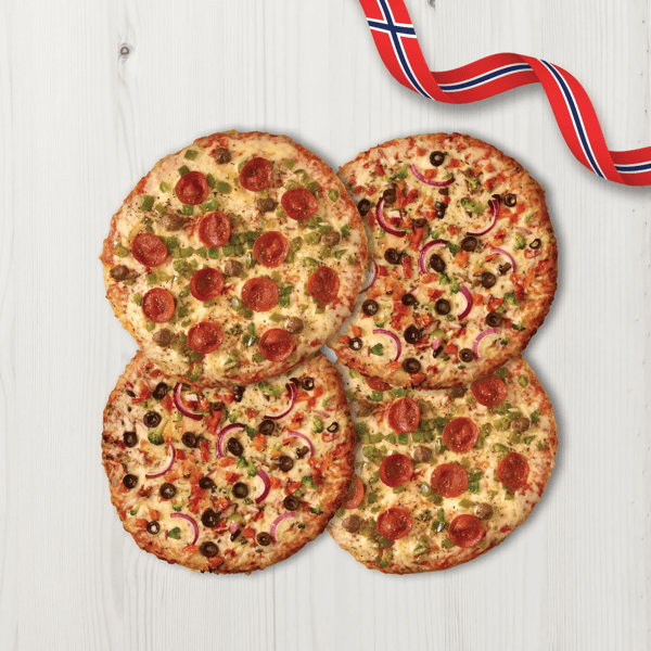 To frosne pizzaer fra IKEA.
