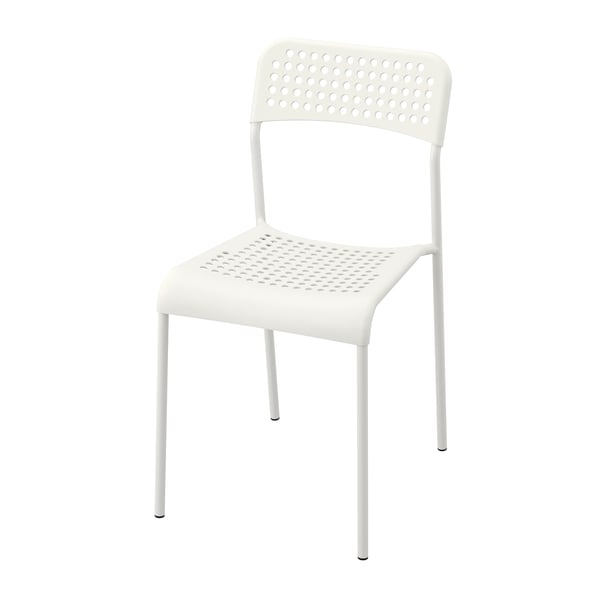 A white ADDE chair