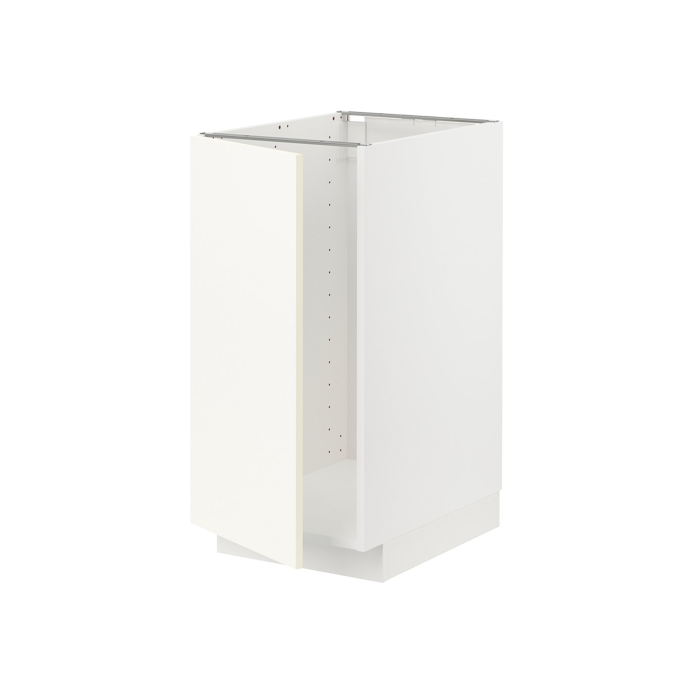 IKEA METOD bänkskåp f diskbänk/sopsortering, vit/vallstena vit, 40x60 cm