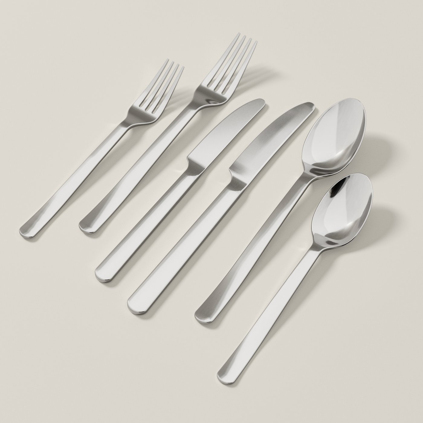 A stainless steel DRAGON 24-piece cutlery set in the NA