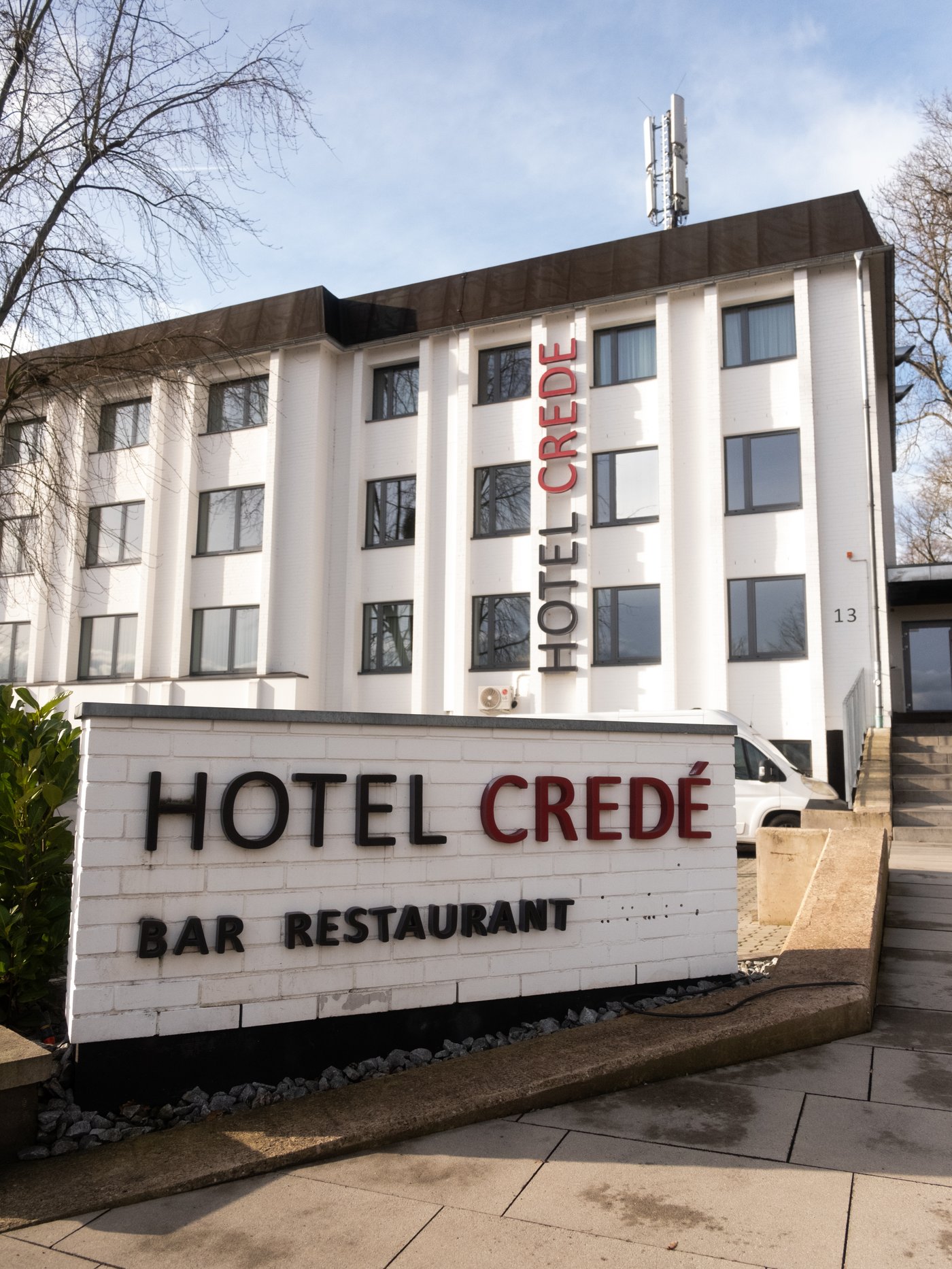 Die Ansicht des Hotel Credé
