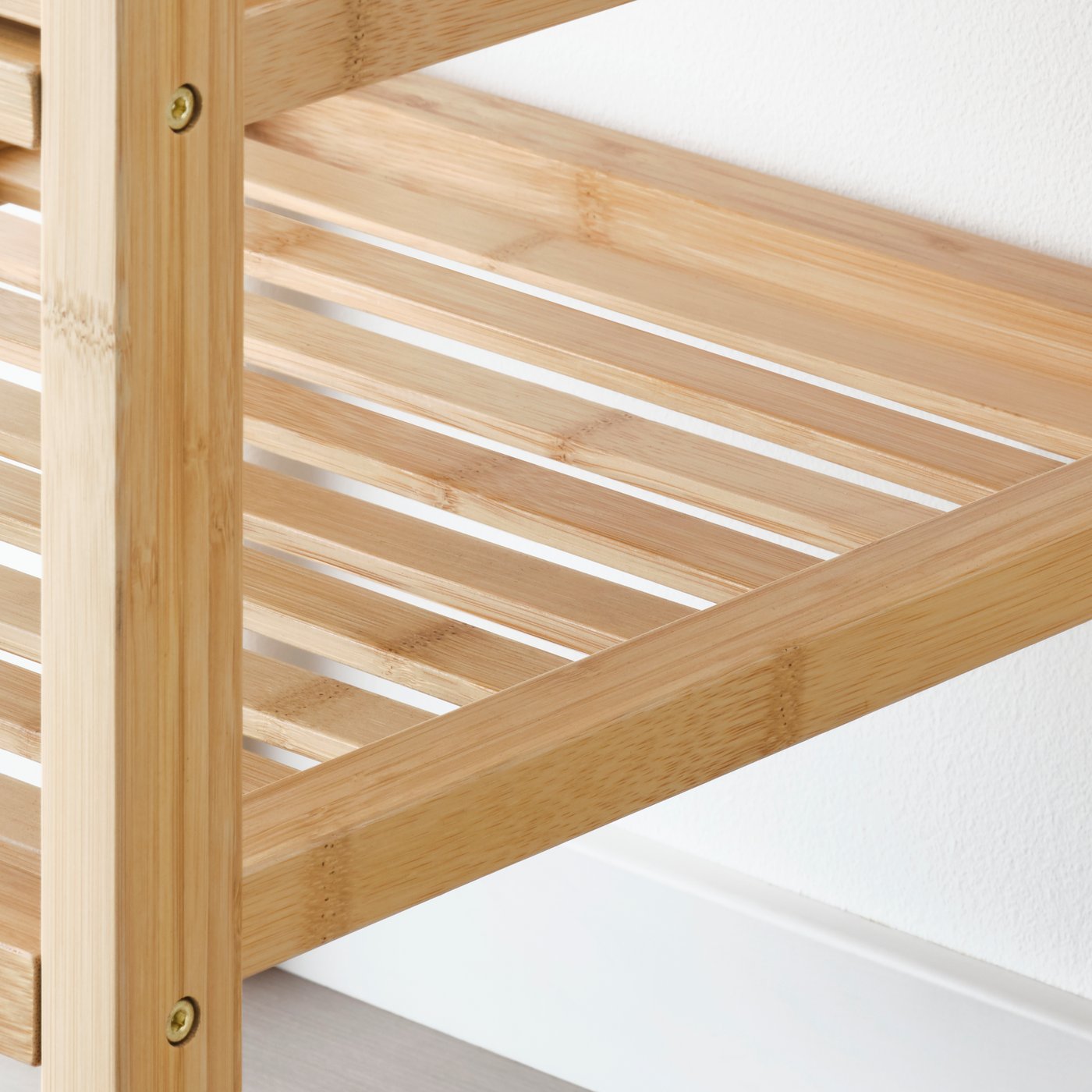 A bamboo NORDKISA bedside table