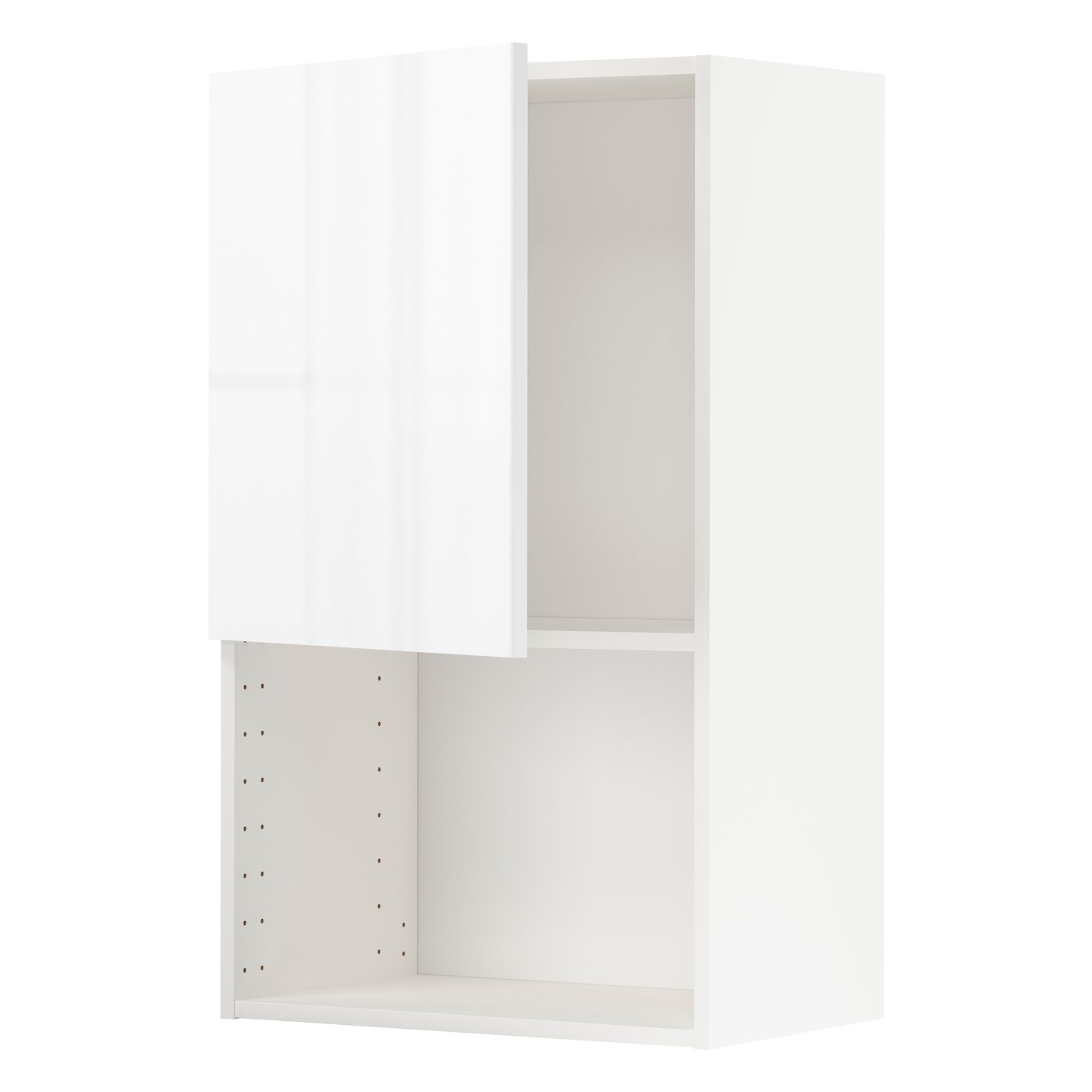 IKEA METOD väggskåp för mikrovågsugn, vit/ringhult vit, 60x100 cm