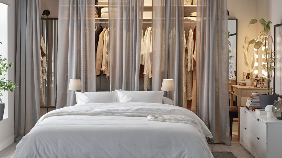 Inspiring ideas for living room curtains and blinds - IKEA