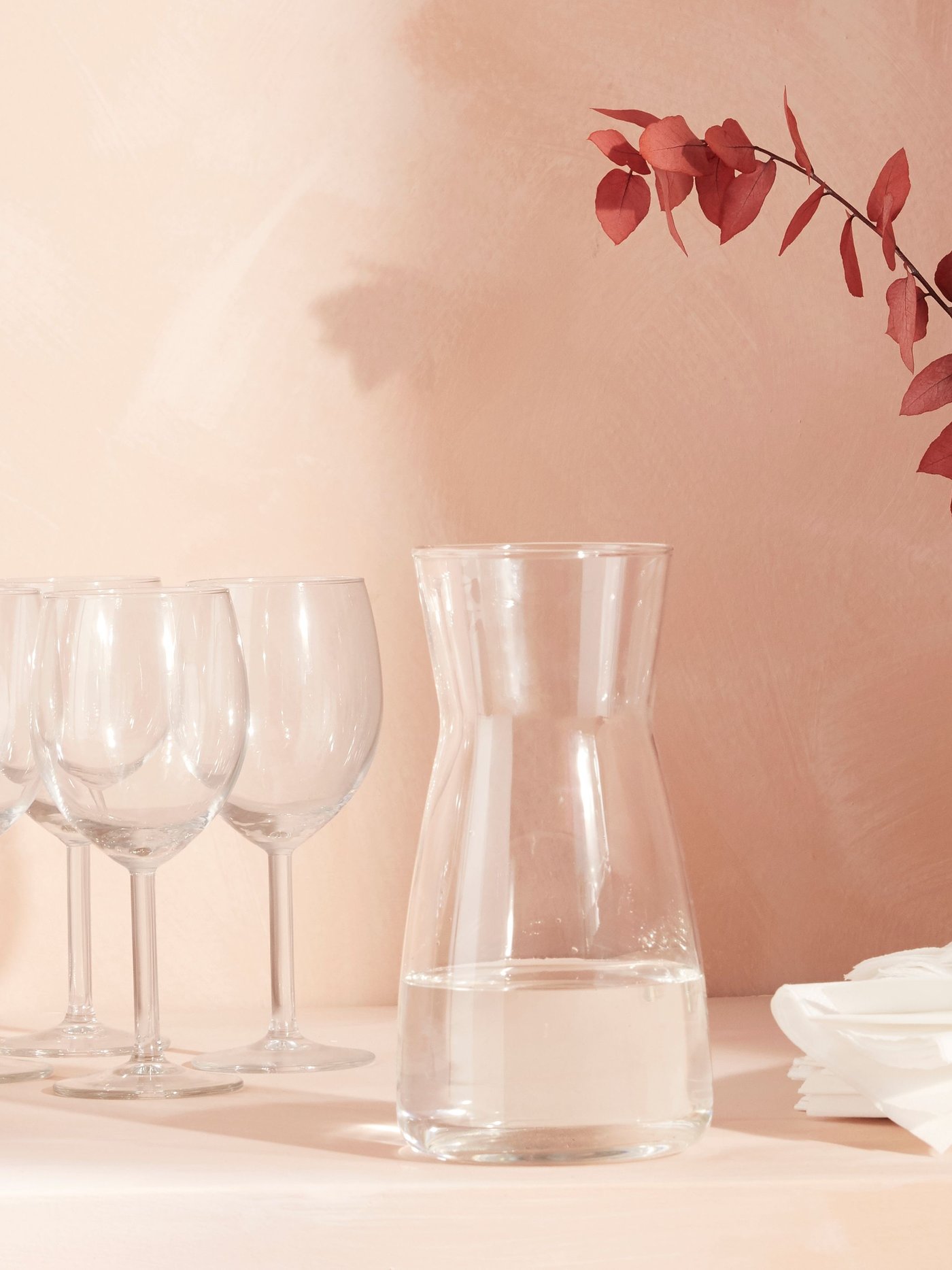 A white FANTASTISK paper napkin in the kitchen