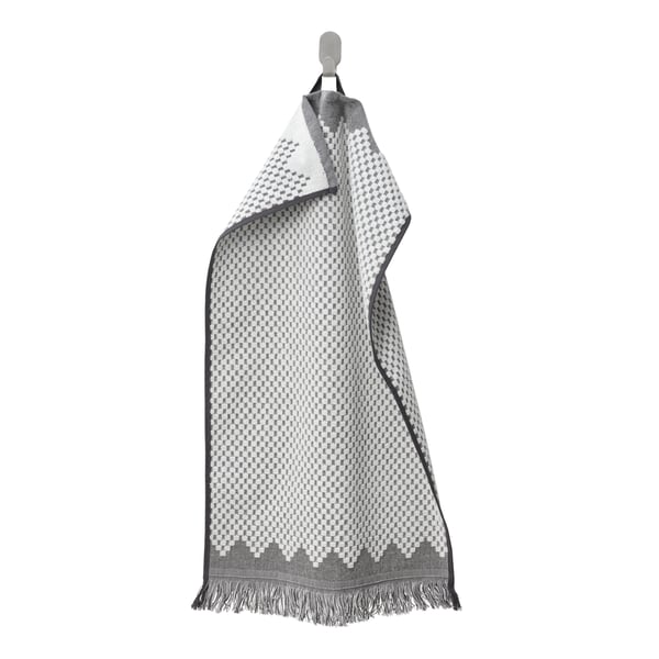 FJÄLLSTARR フィエルスタッル ハンドタオル, ホワイト/グレー