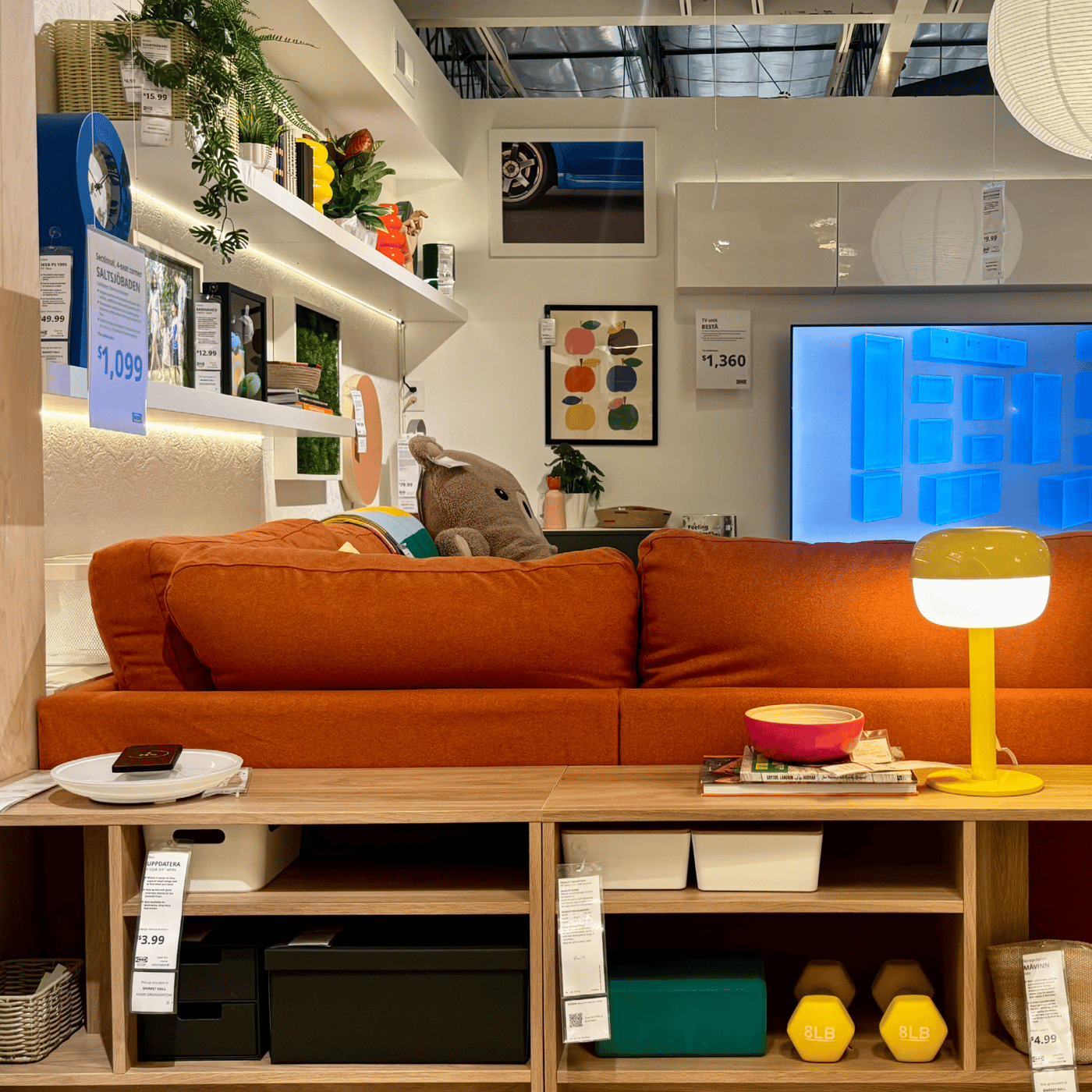 IKEA Long Island Basement Roomset