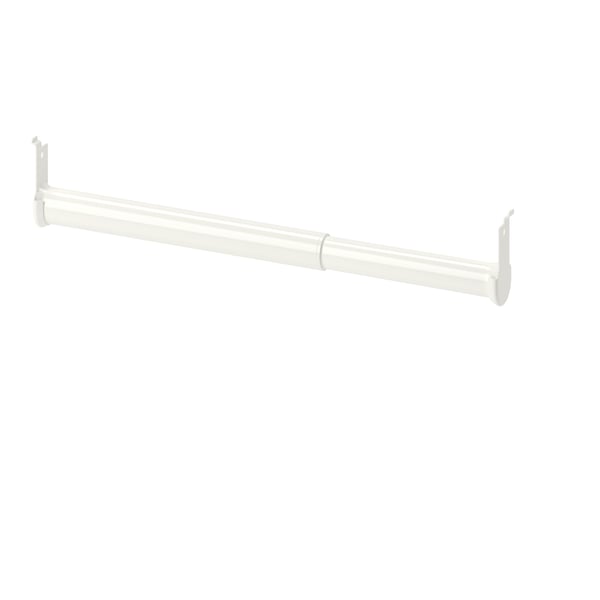 BOAXEL Verstelbare kledingroede, wit, 20-30 cm