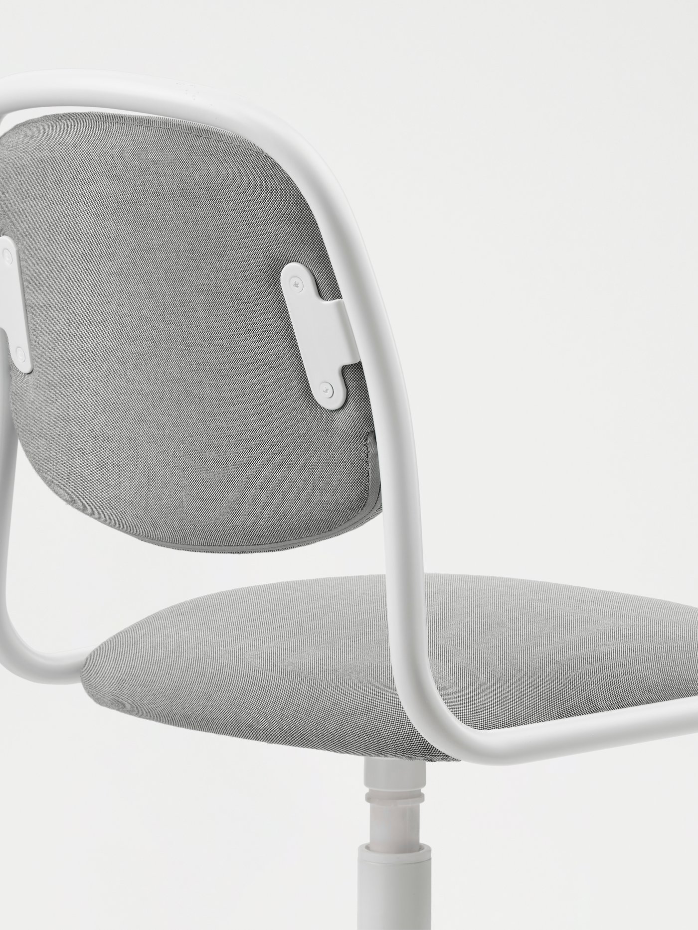 A white/Vissle light grey ÖRFJÄLL children's desk chair