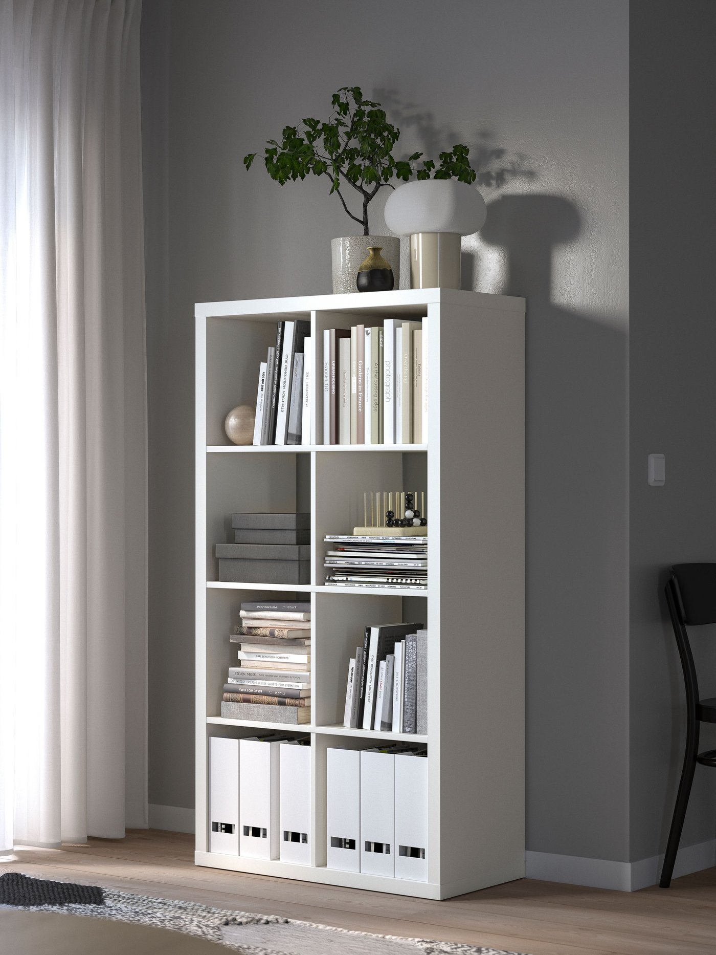 7/28まで限定‼︎  IKEA カラックスシリーズ　ラック　棚　本棚　シェルフ イケア IKEA - KALLAX -カラックス- シェルフユニット ホワイト
