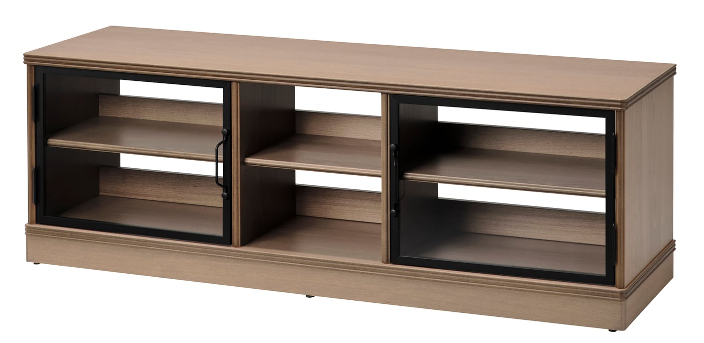 IKEA LANESUND tv-bänk, gråbrun, 161x47x55 cm