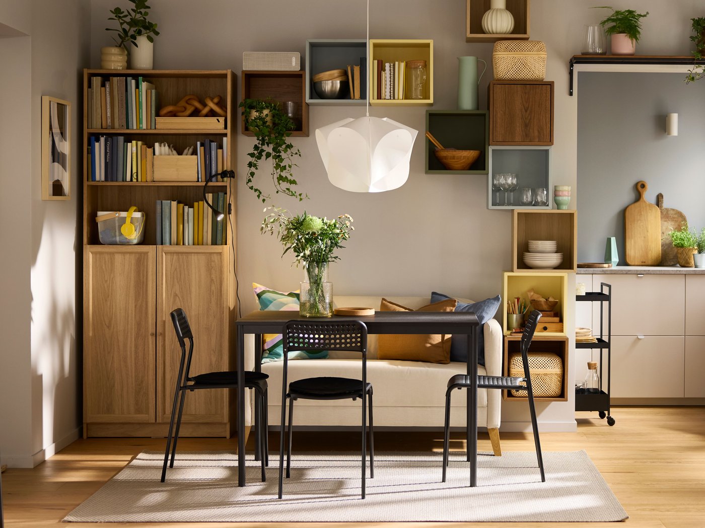 折りたたみダイニング IKEA ナチュラル 伸長式ダイニングテーブル・バタフライテーブルの通販 - IKEA