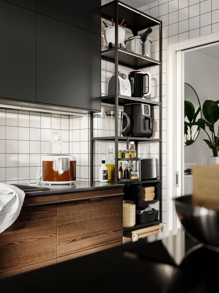 Kitchen Open Shelf Ideas to Maximize Storage - IKEA