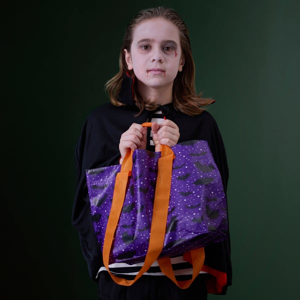 A bat lilac HÖSTAGILLE bag