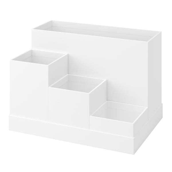 A white TJENA desk organiser