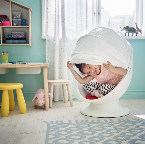 A FLISAT children's table in the childrens room