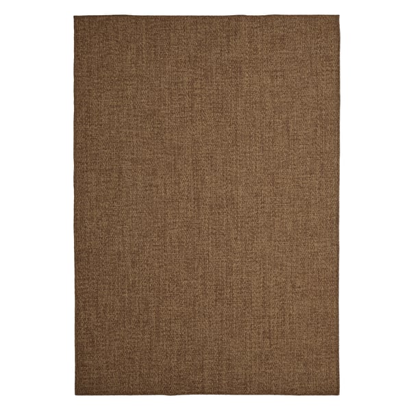 LYDERSHOLM リーデルスホルム ラグ 平織り、室内/屋外用, ミディアムブラウン