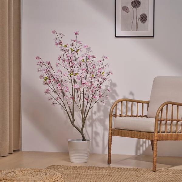 An in/outdoor cherry-blossoms FEJKA artificial potted plant