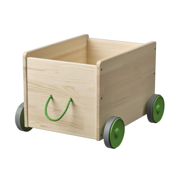 A FLISAT toy storage with wheels
