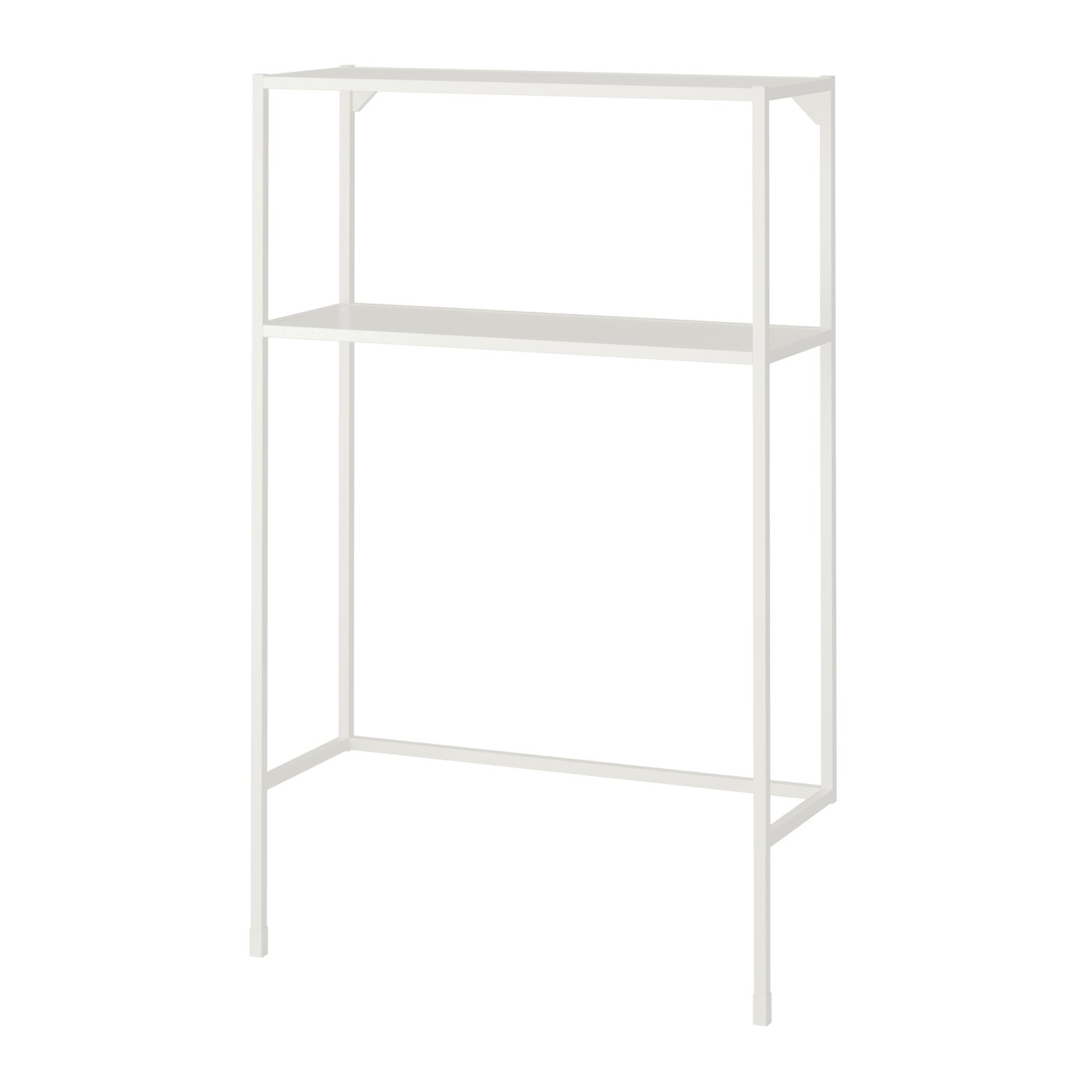 IKEA ENHET stomme m hyllor f tvättmaskin, vit, 80x30x129 cm