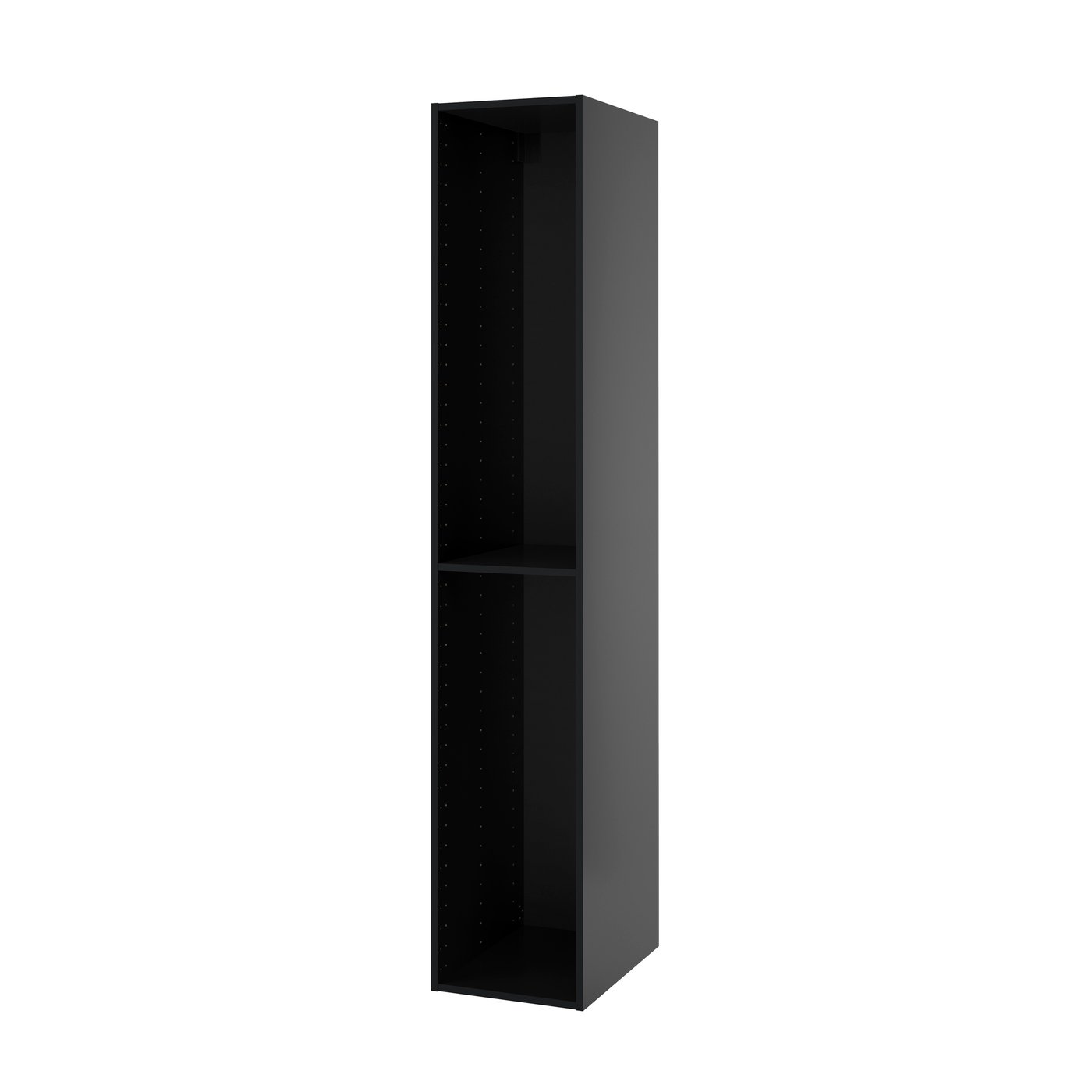 IKEA METOD högskåp, svartgrå, 40x60x220 cm