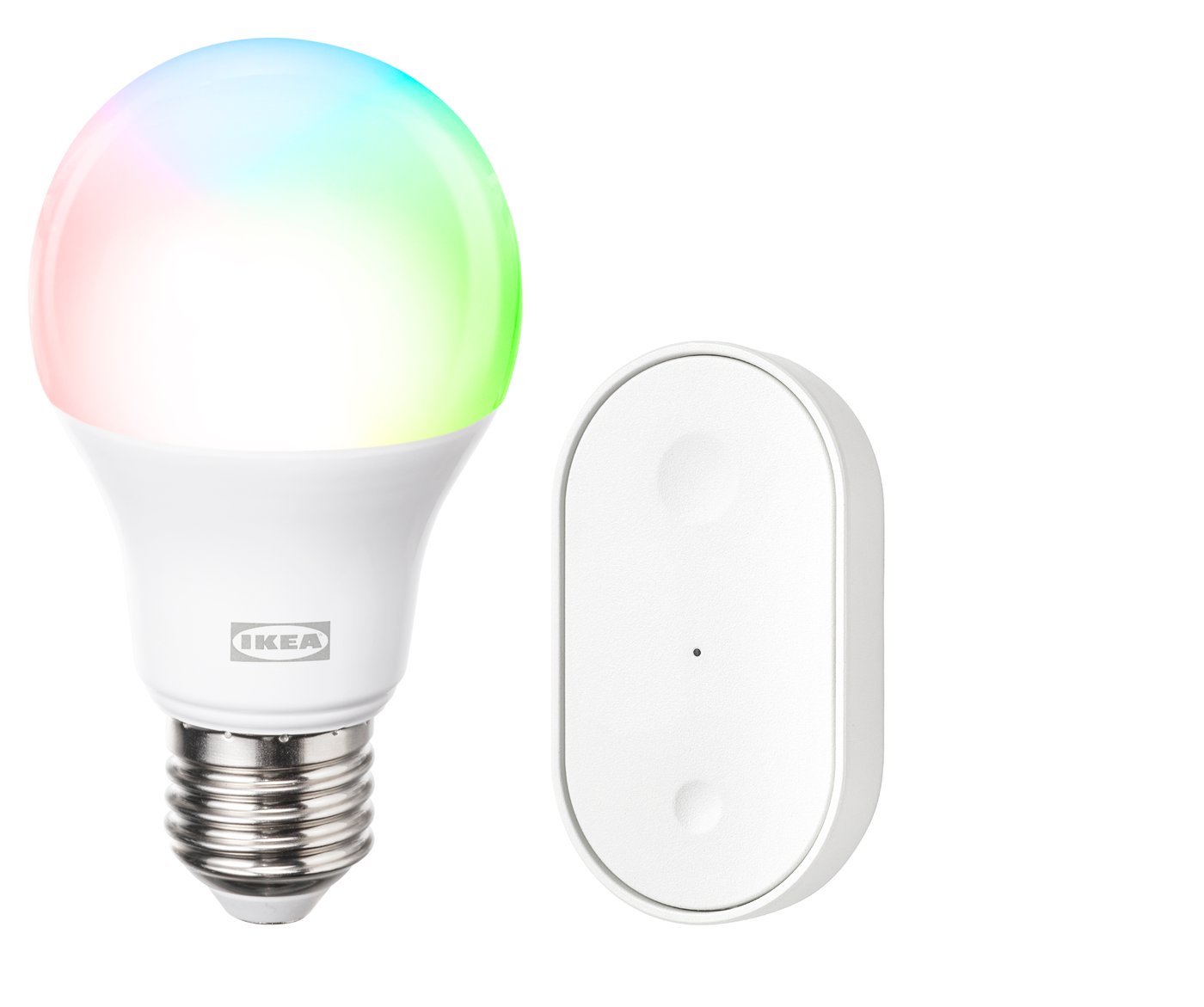 KAJPLATS startkit, smart färgat och vitt spektrum, E27, Matter kompatibel