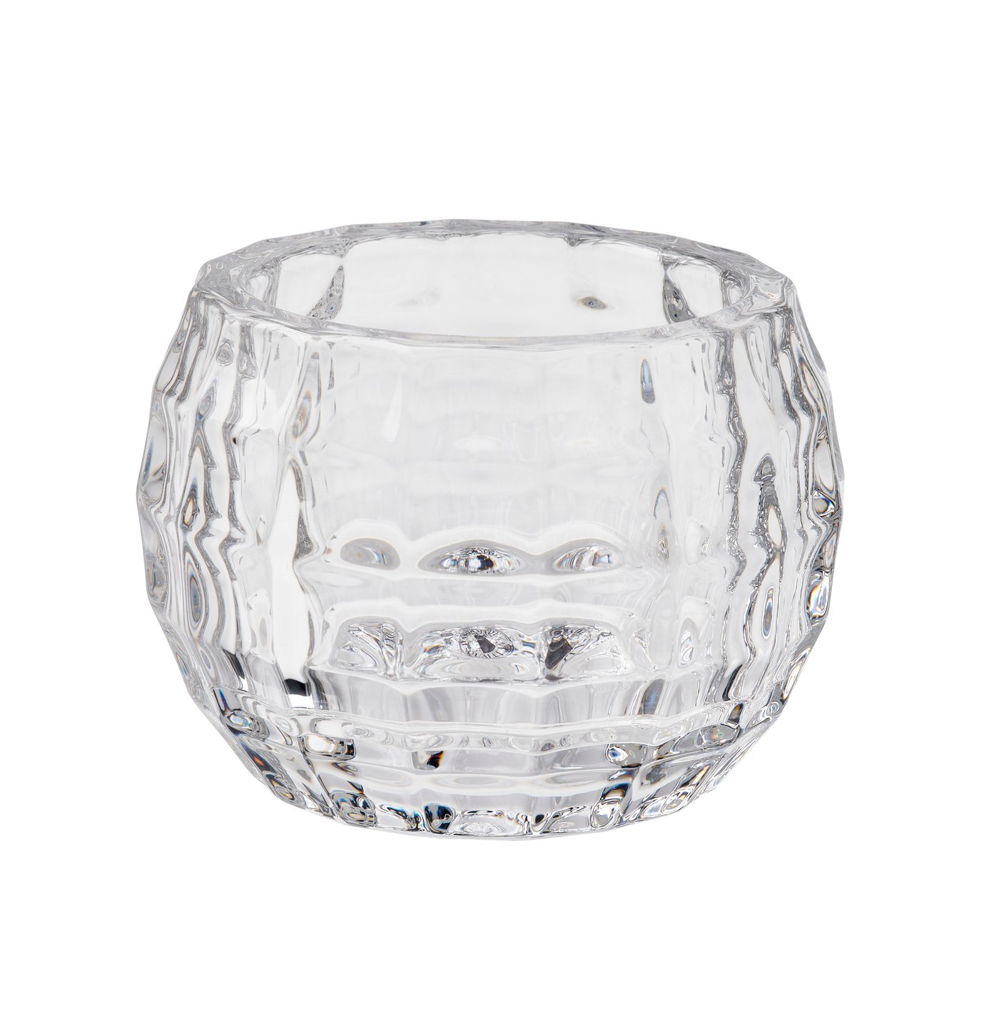 IKEA FRÖJDA värmeljushållare, klarglas, 6 cm