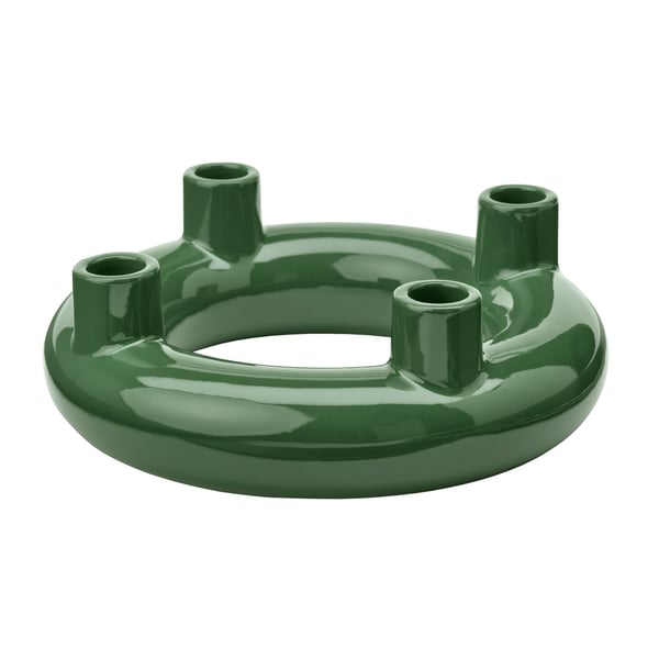 VINTERFINT 2025 キャンドルホルダー 8 キャンドル4本用 丸みを帯びた/暗緑 AP