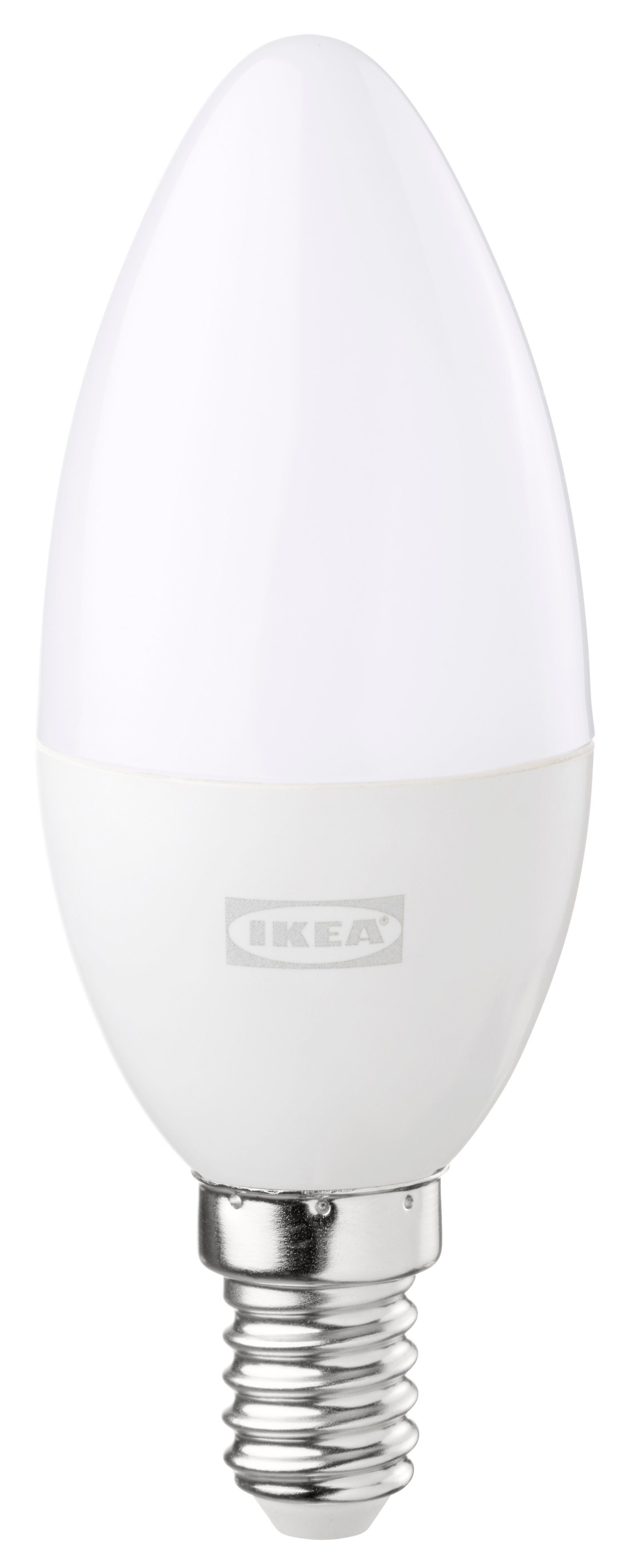 IKEA TRÅDFRI LED ljuskälla E14 470 lumen, trådlös dimbar vitt spektrum/kronljus opalvit