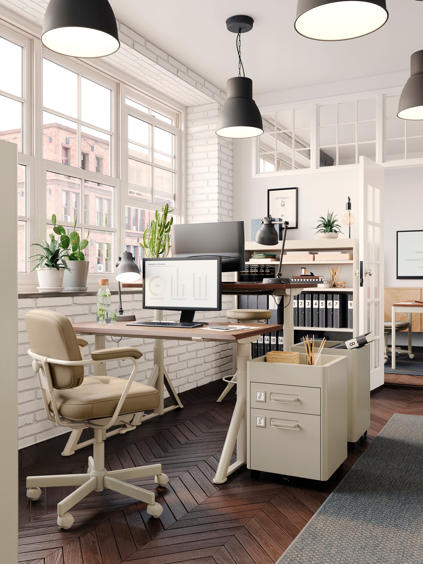 Sleek IDÅSEN office furniture