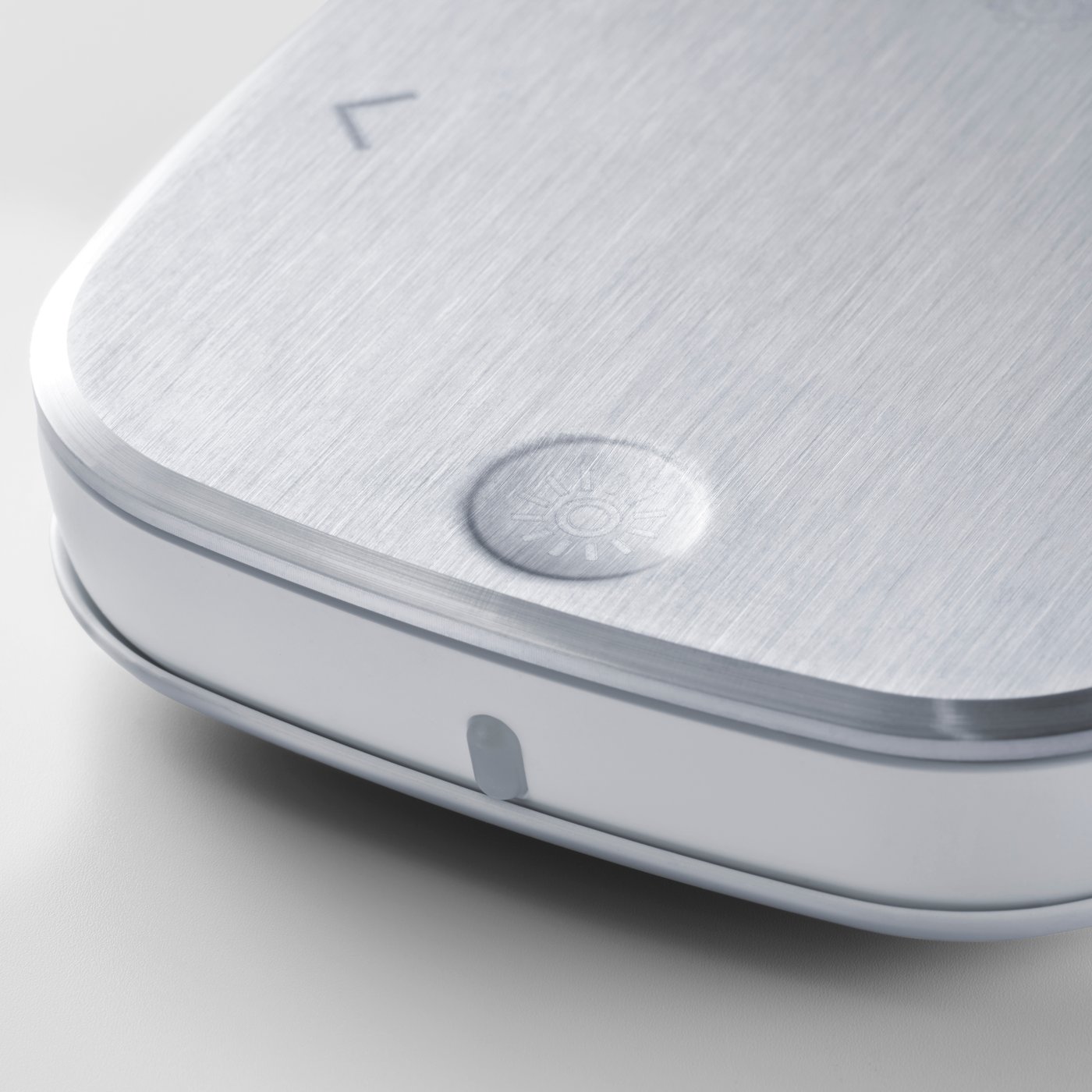 A smart stainless steel STYRBAR remote control in the NA