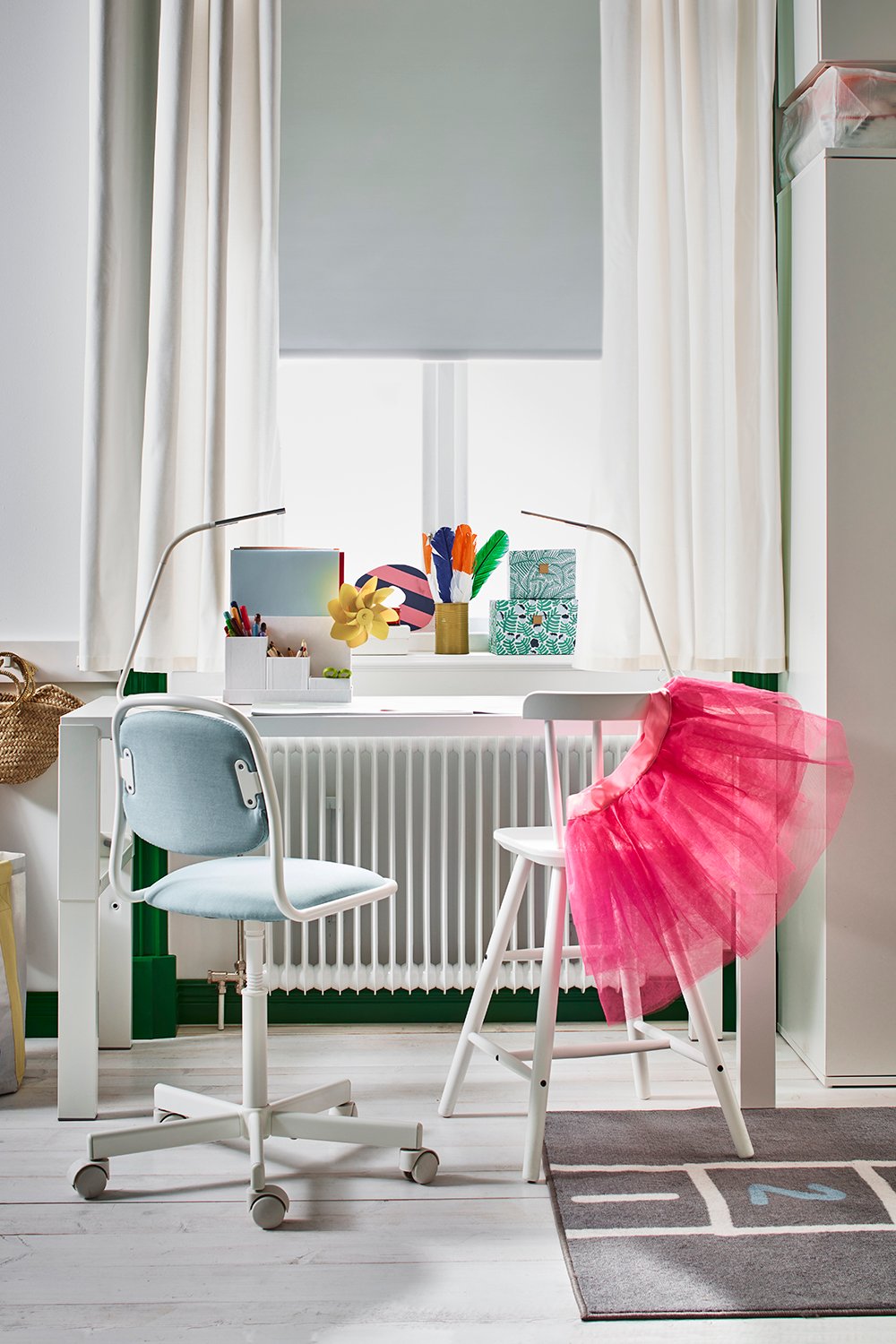 Study room  Kids study table  Kids chair - IKEA